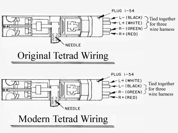 Cartridge Substitution Help! tonearm wire diagram 